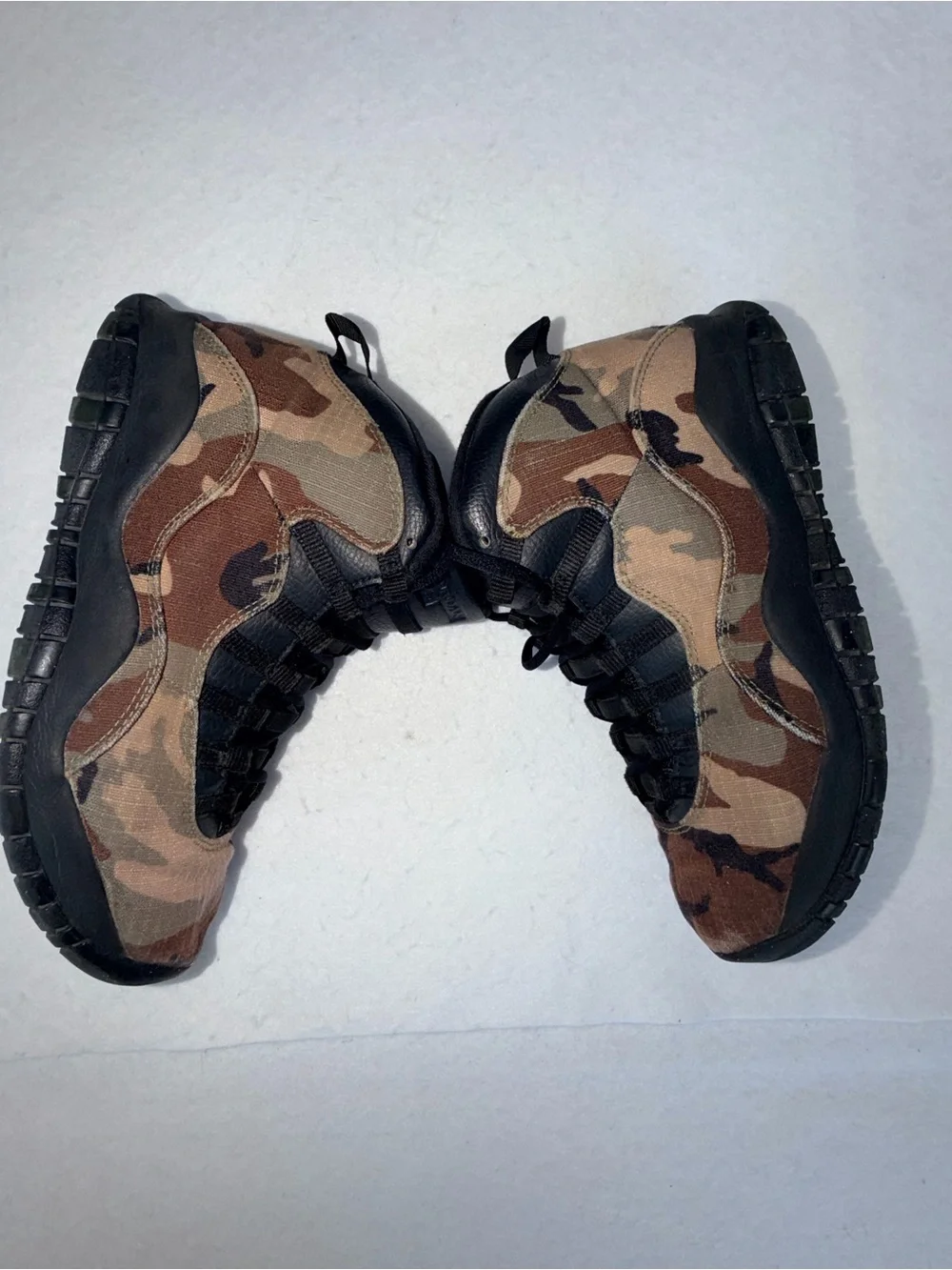 Air Jordan 10 retro Woodland Camo High-Top Sneaker